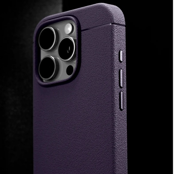 iPhone 16 Pro Max MagSafe Caudabe Case Amethyst Purple - Picture 14 of 16